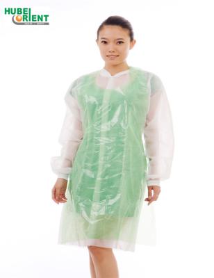 China Disposable PE aprons waterproof Anti Dust medical / kitchen apron PE aprons for sale