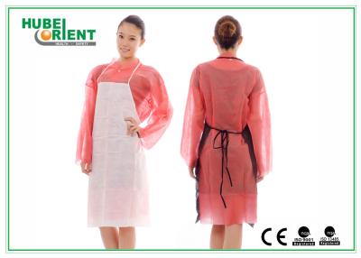 China Delantal disponible del delantal no tejido de los PP de la cocina de la prenda impermeable sin las mangas en venta