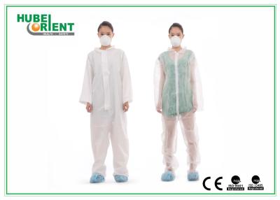 China Disposable Protective Coveralls SMS Microporous Suit For Hospital for sale
