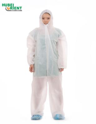 China ISO13485 Hooded Nonwoven Medical Protection Coverall For Hospital for sale