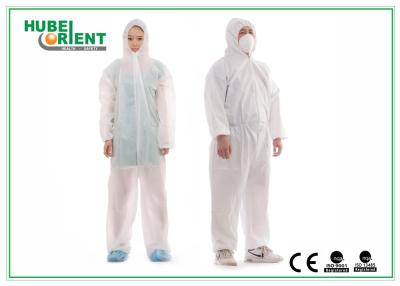 China OEM Waterproof 20gsm PP Disposable Hooded Coverall for sale