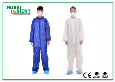 China PP Medical Mens Insulated Coveralls / Custom Chemical Coverall Suit Eco - Friendly for sale