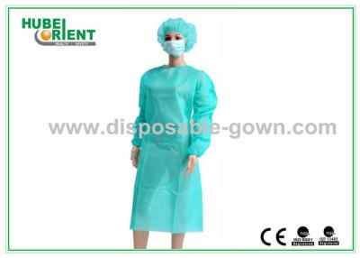 China Non Sterilized SMS Disposable Surgical Isolation Gown 18gsm for sale