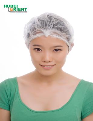 China Disposable Surgically Head Cover Net Non Woven Mob Cap With Double Elastic for sale
