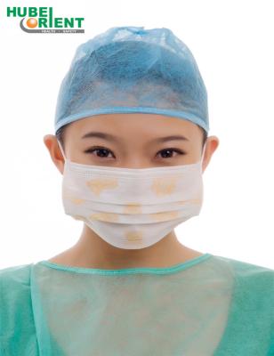 China Máscara quirúrgica médica disponible de la mascarilla del gancho elástico doble para las caras en venta