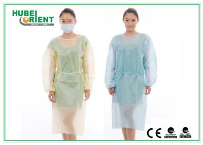 China ISO13485 Dust Proof Non Woven Polypropylene Disposable Isolation Gowns for sale