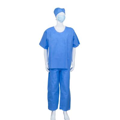 China CE MDR Waterproof SMS medical pajamas For Hospital for sale