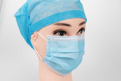 China Máscara protetora EN14683/ASTMF2100 médica descartável de nível elevado com Earloop à venda