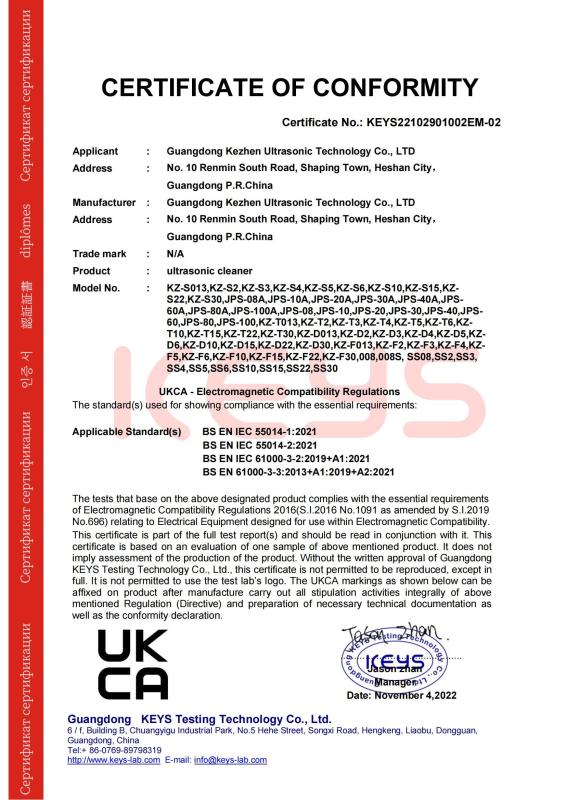 UKCA LVD - Acme (Shenzhen) Technology Co., Ltd