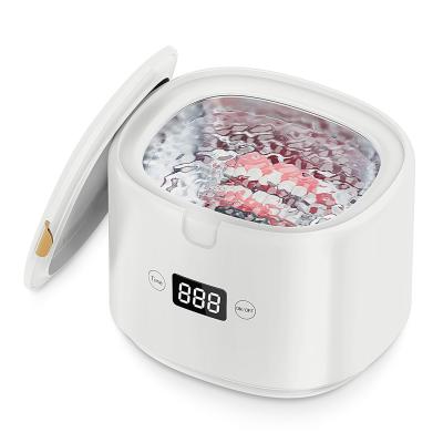 China Limpiador ultrasónico con luz UV LED para dentaduras, joyas, retención, protector bucal dental, cabeza del cepillo de dientes en venta