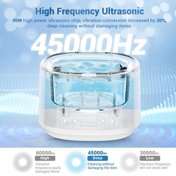 Quality Ultrasonic Cleaner with UV LED Light for Dentures,Jewelry ,Retainer,Dental Mouth for sale