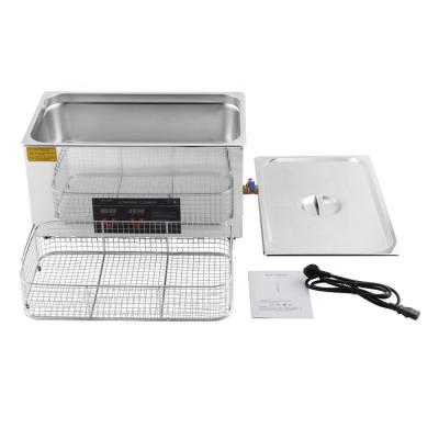 China Metal Ultrasonic Cleaning Machine Large Ultrasonic Cleaner 22L for sale