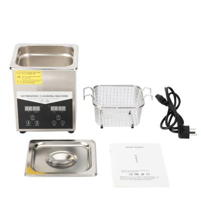 China 60W Ultrasonic Cleaning Machine Sterilizing 2L ultrasonic bath cleaner for sale