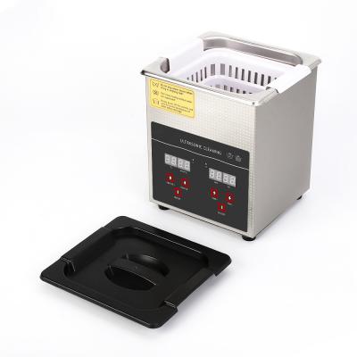 China Household Ultrasonic Cleaning Machine 60W 2L Ultrasonic Cleaner for sale