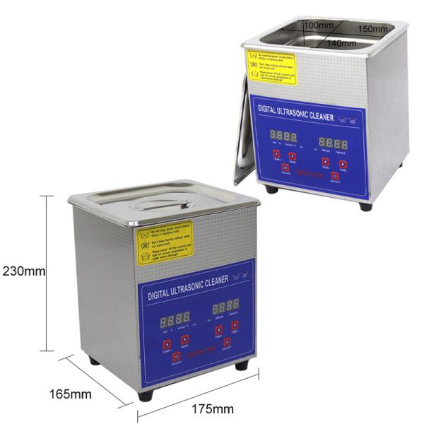 Quality 40khz Digital Ultrasonic Cleaner Electric 2L Ultrasonic Injector Cleaner for sale