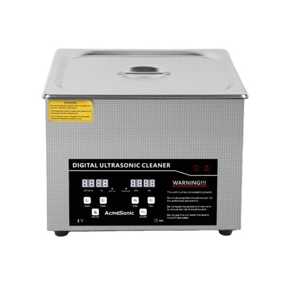 Quality Metal Digital Ultrasonic Cleaner 10L With Sus Basket And Lid for sale