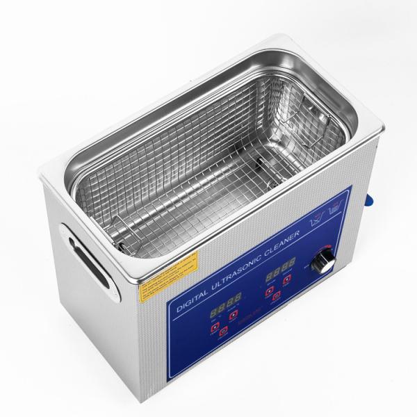 Quality AC220V Power Adjustable Ultrasonic Cleaner Industrial 6L Ultrasonic Cleaner for sale