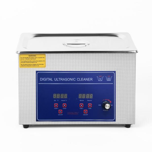 Quality Metal Power Adjustable Ultrasonic Cleaner Industrial 40KHz 4.5L for sale
