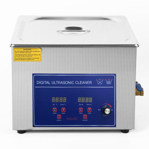 Quality 10 Liter Powerful Ultrasonic Cleaner Machine Custom With Adjustable Temperature for sale