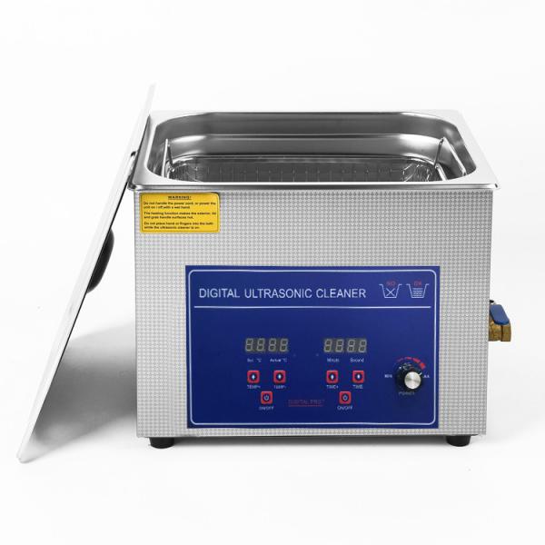 Quality 10 Liter Powerful Ultrasonic Cleaner Machine Custom With Adjustable Temperature for sale