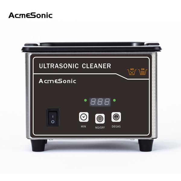 Quality Portable Digital Ultrasonic Cleaner Small Capacity Ultrasonic Cleaner 0.8L for sale