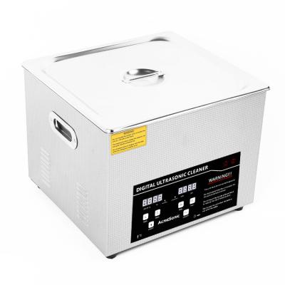 China 15L Digital Ultrasonic Cleaner SUS 304 360W Power Supply Timer Adjustable 0~30min for sale