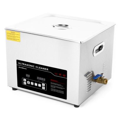 China 15L Dual Frequency Ultrasonic Cleaner SUS 304 Tank 360W Power 20-80.C Temperature Range for sale