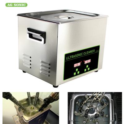 China líquido de limpeza ultrassônico de 30L 500w Digitas, máquina ultrassônica da limpeza do injetor de combustível à venda