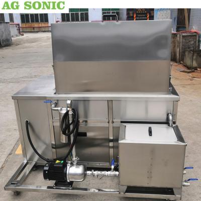 China Stainless Steel Ultrasonic Engine Cleaner 28khz Frequency With Oil Filtration System for sale