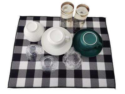 中国 220のGsmの多使用法の台所カウンタートップの水切りかごの乾燥のマットのパッドは鍋を選別する 販売のため