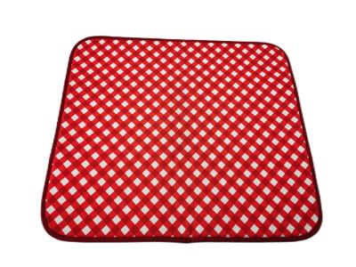 China Kitchen Mat 300gsm Microfiber Dish Drying Mat For Utensils Quick Dry for sale