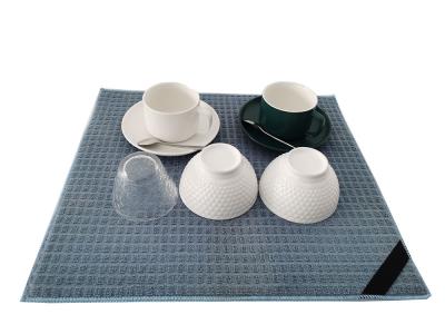 China 220gsm Microfiber Drying  Dry Mat For Kitchen Quick Dry All Polyester for sale