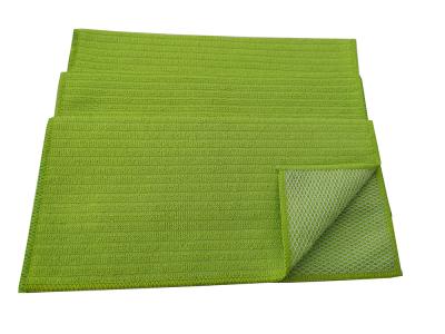 China Household  Microfiber Cleaning Cloth Dish Wash Cloth  Knitted Microfiber Cloth for sale