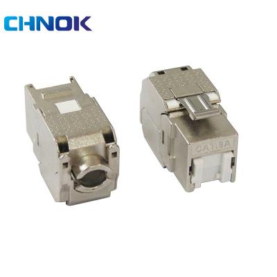 China Cat6a FTP Keystone Rj45 Connector AMP Ethernet Coupler for sale