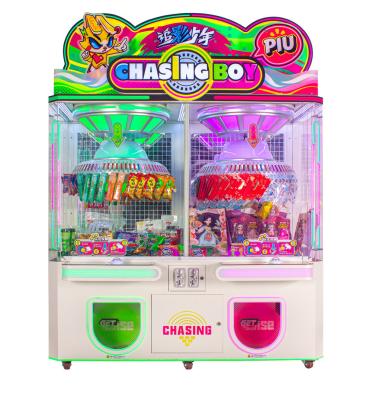 China 2 Players Clamp Prize Arcade Machine Clip Gift Game With Custom Logo Stickers for sale