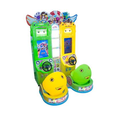 China Baby Kids 2 Player Racing Arcade Machine Linkable For Indoor Playground for sale