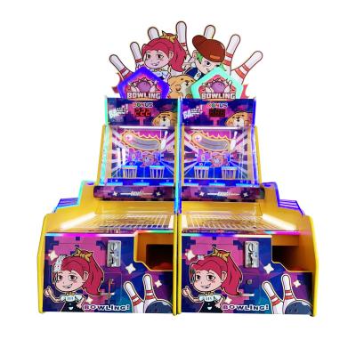 China 2 players mini bowling ticket game machine for kid game center, Bowling Big Dunk twims for sale