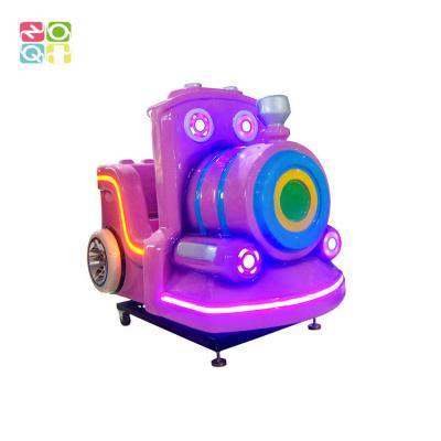 China Coin Operated Train Kiddie Ride With 15 Inch Screen Video Game for sale
