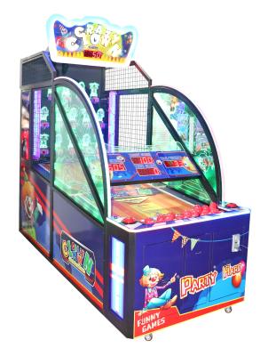 China Crazy clown throw balls redemption game machine for family center for sale