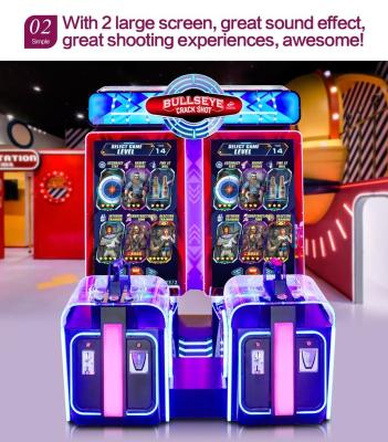 China Tiro de quebra do Bullseye que dispara no divertimento da família dos jogadores de Arcade Machine For 2 à venda