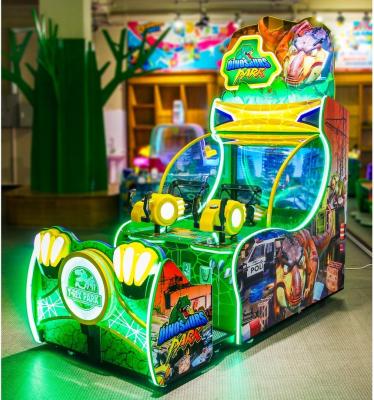 China Indoor amusement Dinosaurs Park kids arcade machine, shooting dino lottery game machine for sale