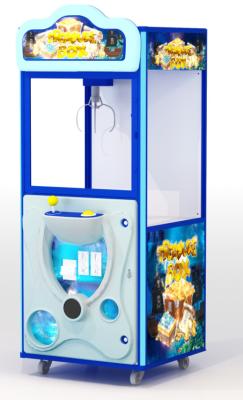 Cina Colore blu Crane Grab Claw Machine For 7,5 pollici di peluche Toy Gift in vendita