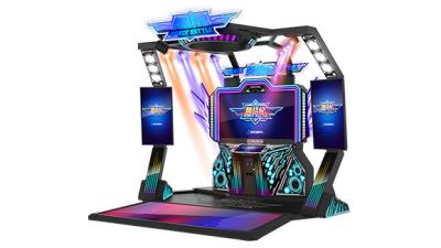 China 3 Screen Dance Battle Dancing Arcade Machine Somatosensory With Music for sale