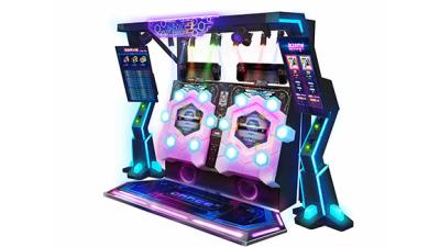 China 220V Arcade Video Game Machine, máquina da dança da música do movimento de 2 corpos à venda