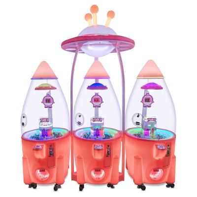 China Automatic Capsule Prize Arcade Machine Modern Style Rocket Shaped For Kids for sale