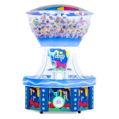 China Color azul Toy Capsule Vending Machine 4 jugadores para la cápsula del tamaño de 100m m en venta