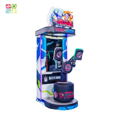 China 42 Inch Screen Sports Arcade Machine Puch Kick Boxing Machine Boxer Game For Entertain for sale