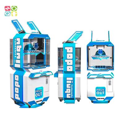 China Space Rabbit Snacks Toys Vending Game Machine Clip Prize Game Machine for sale