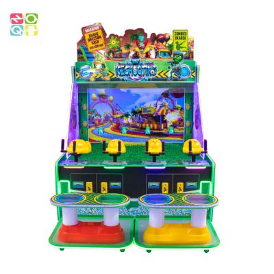China 500W Ticket Redemption Game Machine Coin Op 4 Player Water Shooting Game Arcade Machine for sale