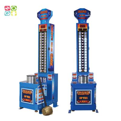 중국 햄머의 왕 동전 운용 햄머 게임 머신 카니발 박람회 판매용